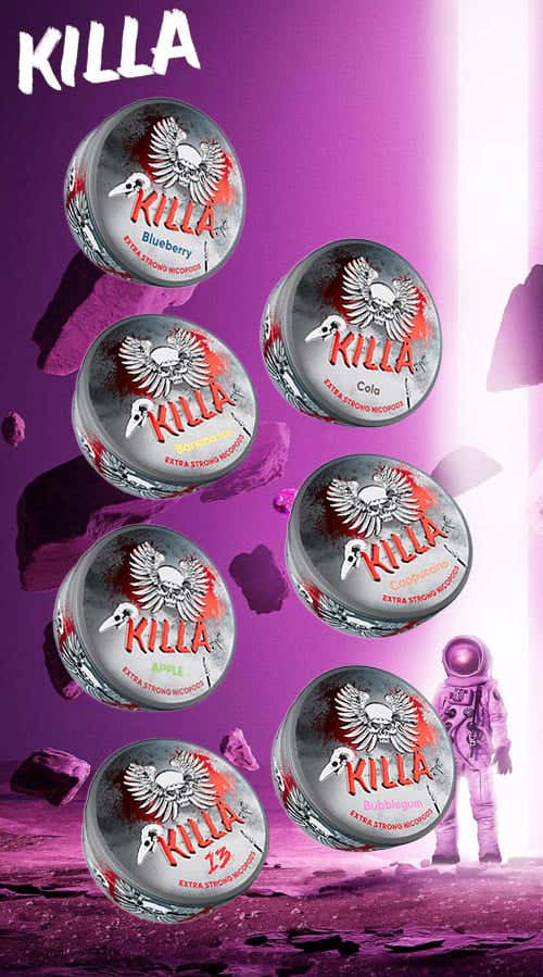 KILLA Nicotine Pouches - Unique and Offbeat Nicopod Flavours
