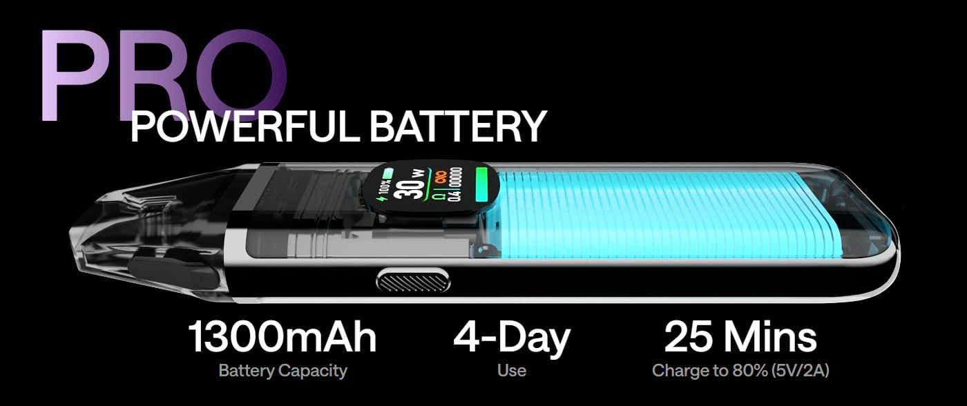 Oxva Xlim Pro 2 Pod Vape Kit - Powerful Battery
