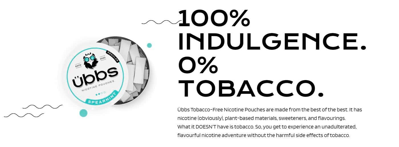 ÜBBS Nicotine Pouches - 100% Indulgence, 0% Tobacco