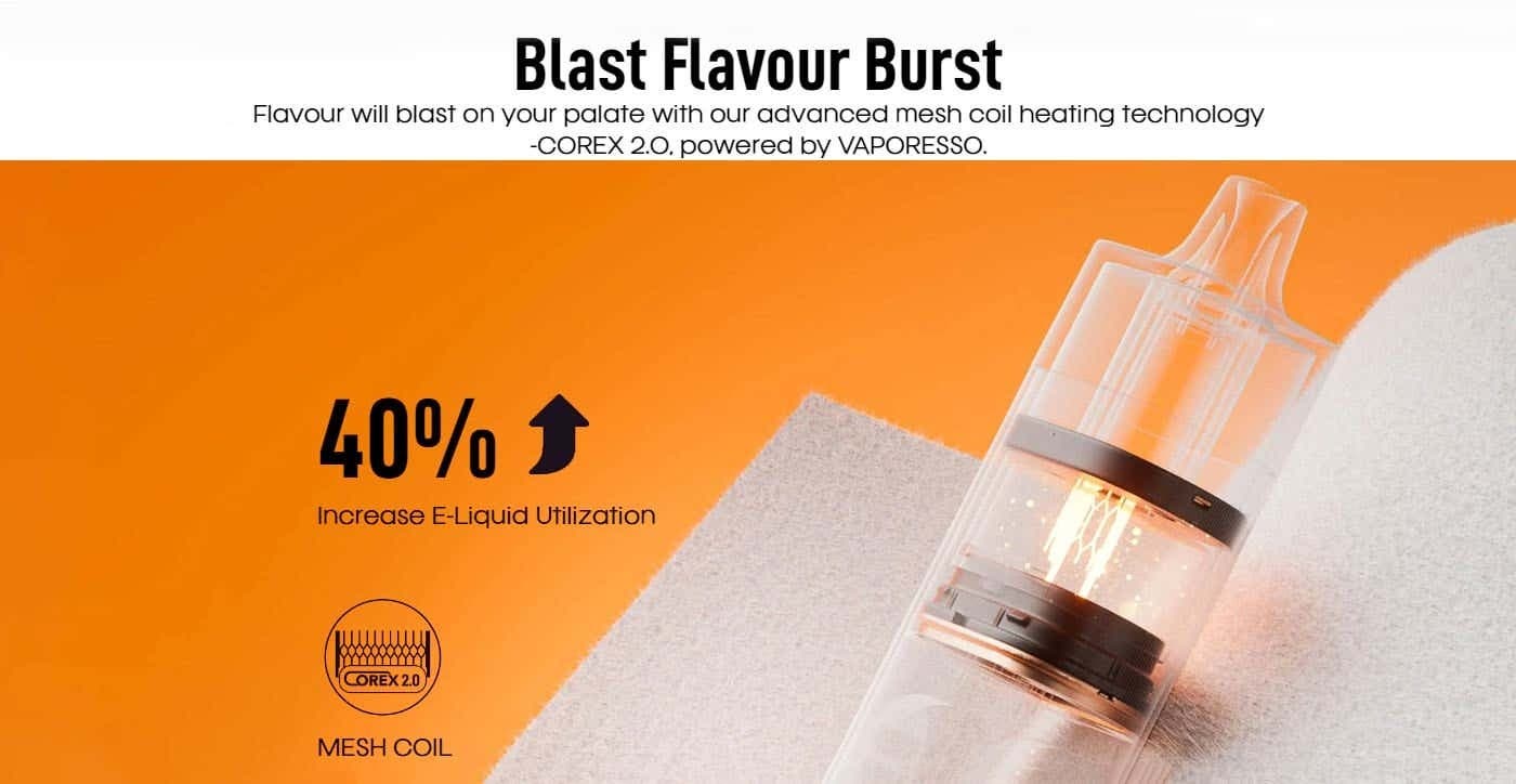 Vaporesso Dojo Blast 6000 Replacement Prefilled Pod - Blast your Senses with Flavour Burst