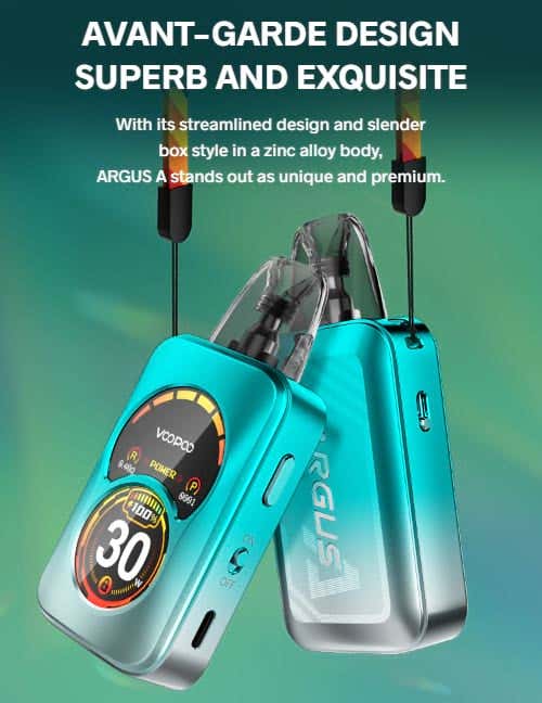 VooPoo Argus A Pod Vape Kit - Avant-Garde Design