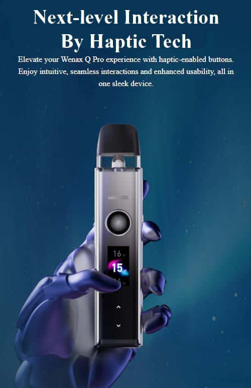 Geekvape Wenax Q Pro Pod Vape Kit - Next Level Haptic Feedback