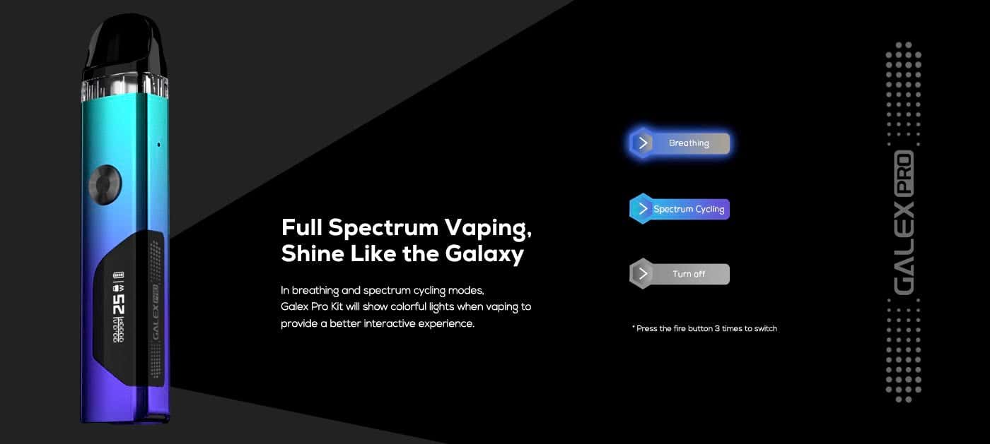 Full spectrum vaping - shine like the galaxy