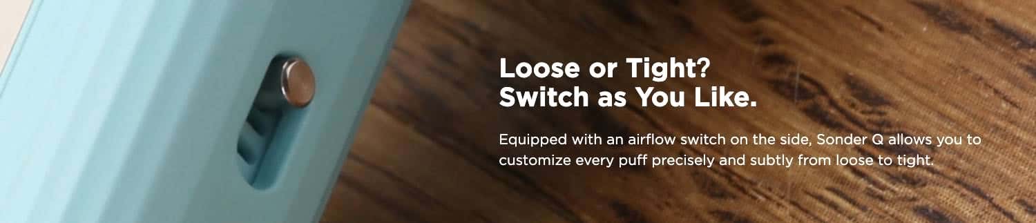 Geekvape Sonder Q Pod Vape Kit - Loose or tight, switch as you like
