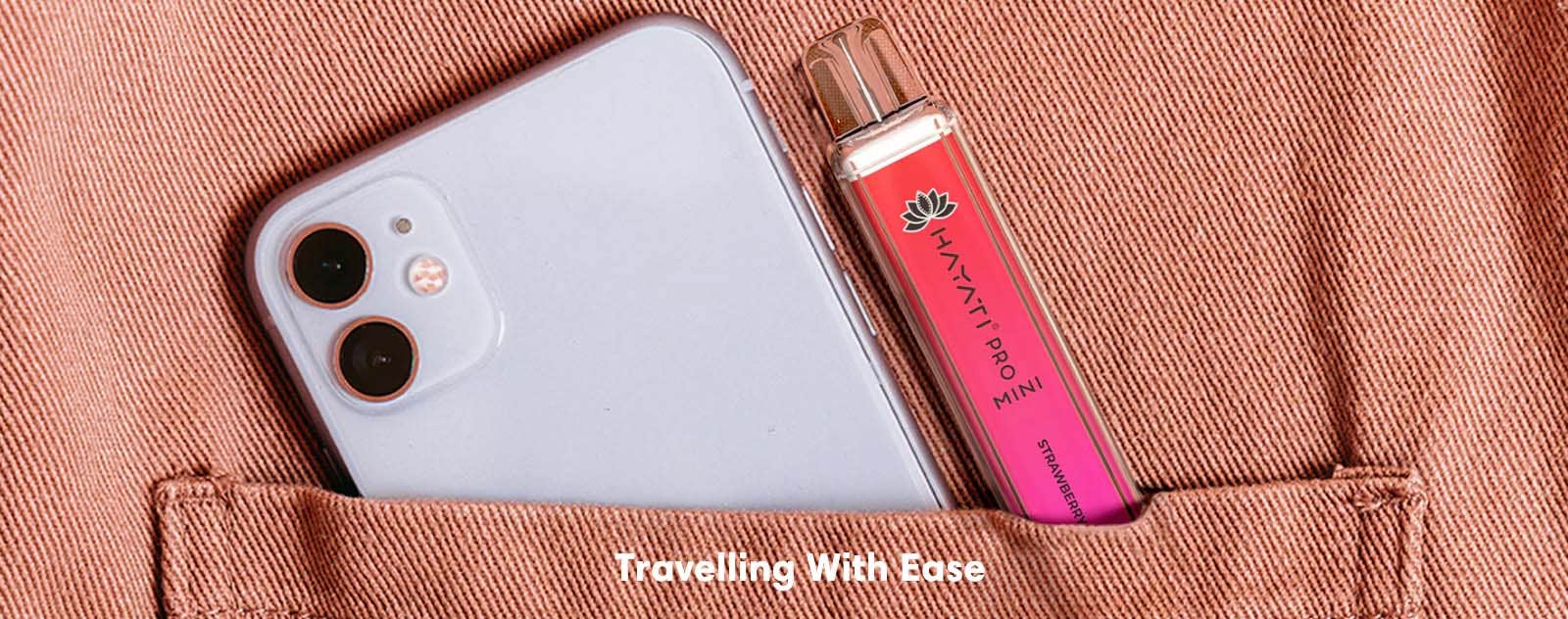 Hayati Pro Mini Disposable Vape Kit - Travelling with ease