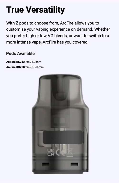 Innokin Arcfire Pods - Two MTL options