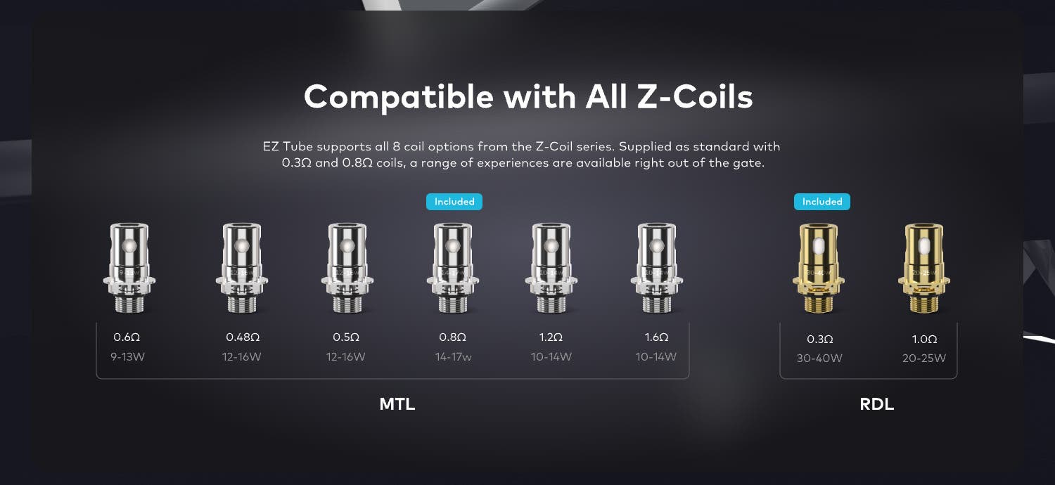 Innokin EZ Tube Zenith Minimal Vape Kit - Compatible with Zenith Z-Coils