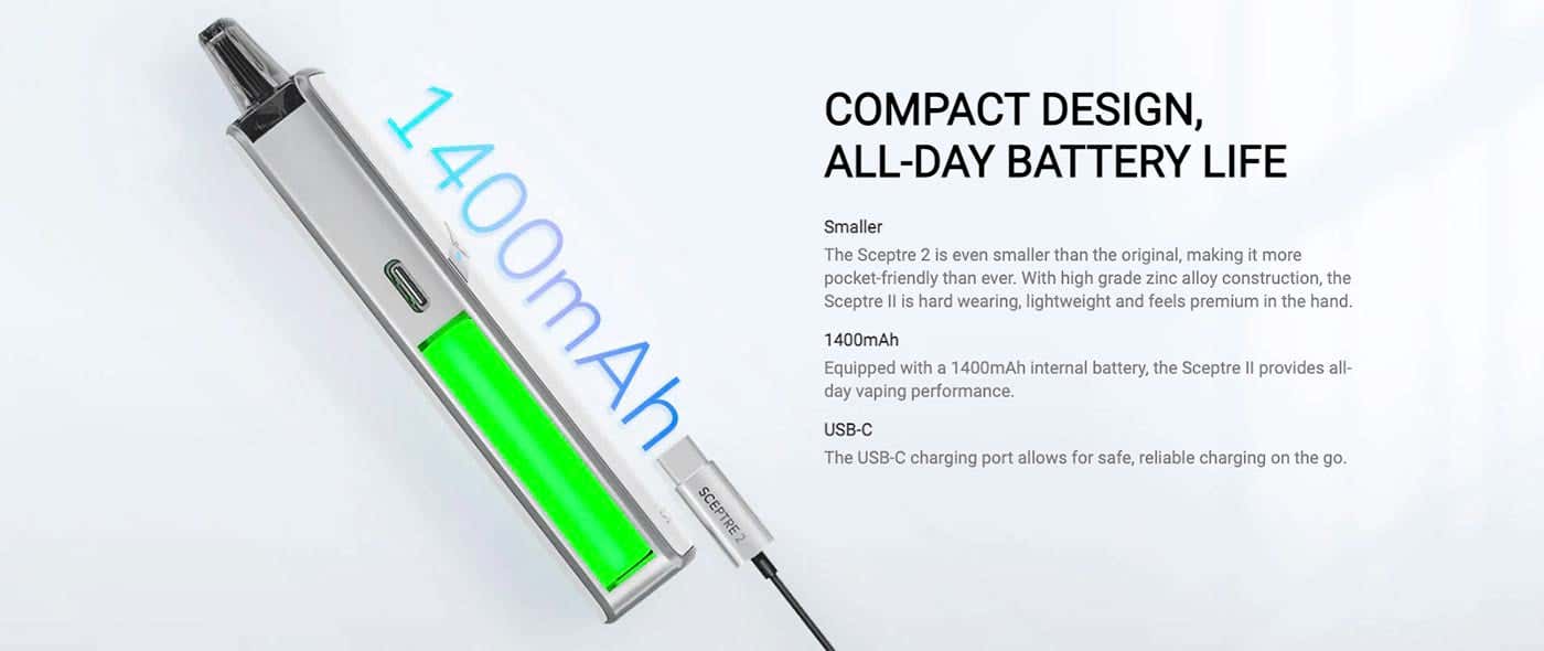 Innokin Sceptre 2 Pod Vape Kit - Compact design, all-day battery life