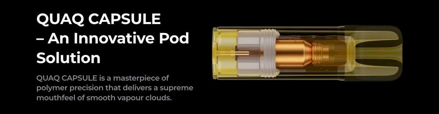 Lost Mary DM1200 Disposable Vape Kit - QUAQ Capsule, an innovative pod solution