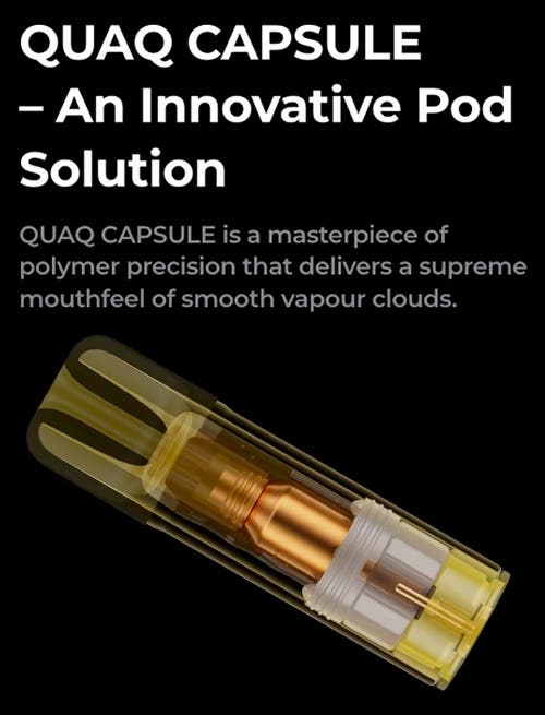 Lost Mary DM1200 Disposable Vape Kit - QUAQ Capsule, an innovative pod solution