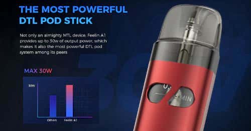 Nevoks Feelin A1 Pod Vape Kit - The most powerful DTL pod stick