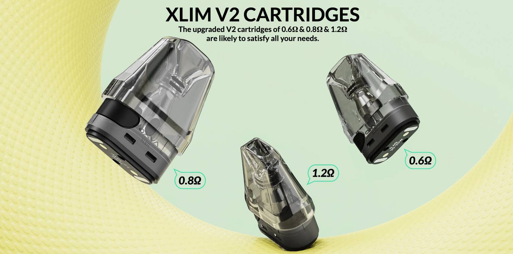 Oxva XLIM - Updated and new V2 pod cartridges