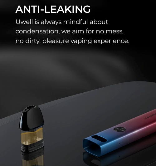 Uwell Caliburn A2S, A2 and A2K replacement pods - anti-leaking