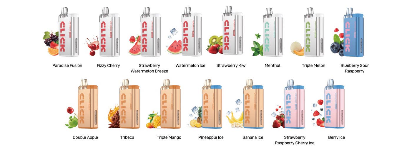Vaporesso COSS Click 6000 Big Puff Disposable Kit - 15 delicious flavour choices