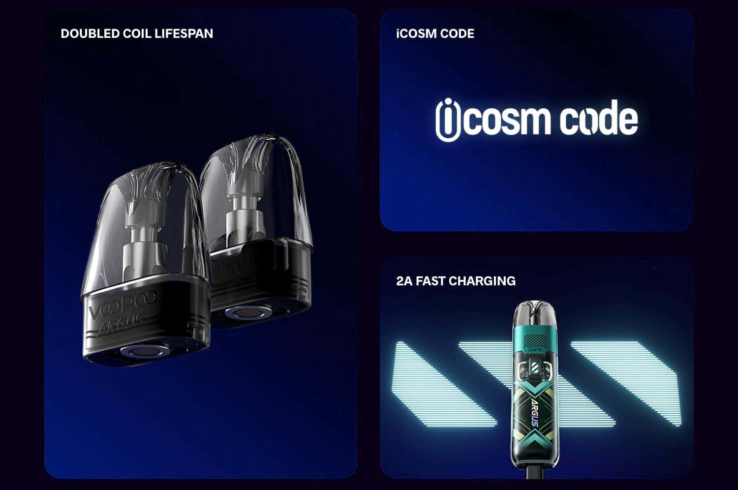 Voopoo Argus P1S Pod Kit - Key features