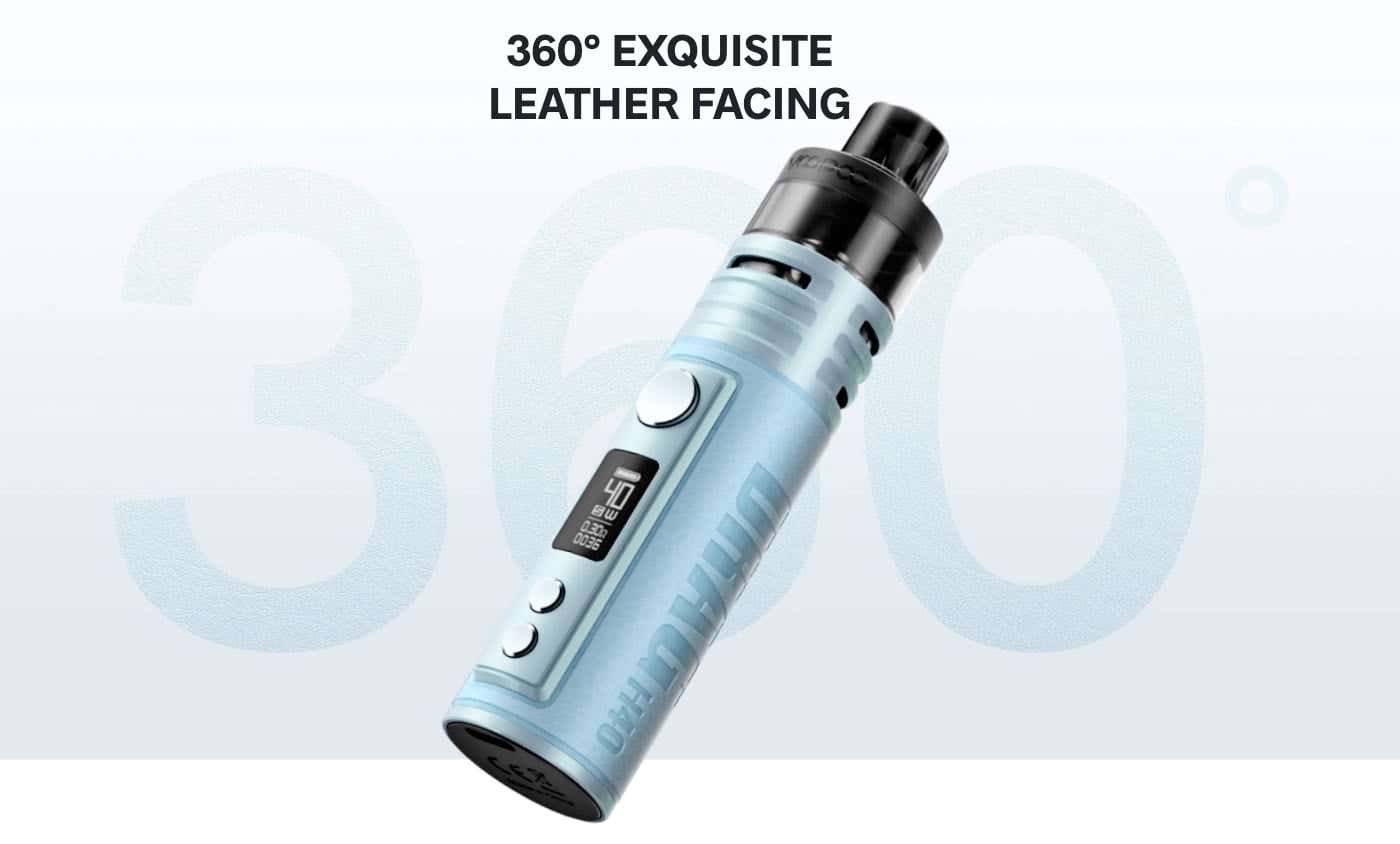 VooPoo Drag H40 Pod Vape Kit - 8 leather bound exquisite colours to choose from