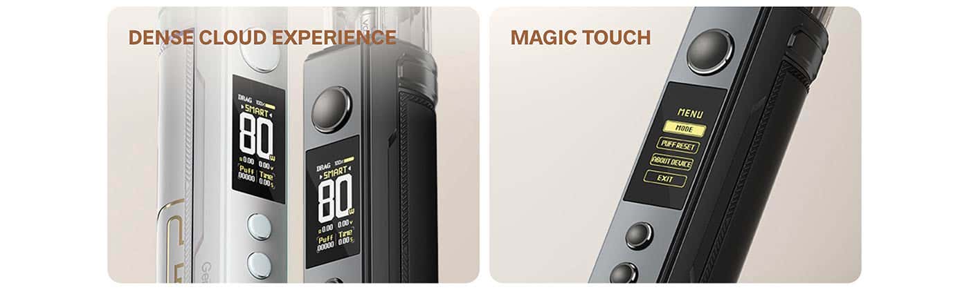 VooPoo Drag X2 Pod Vape Kit - Dense cloud experience with a magic touch