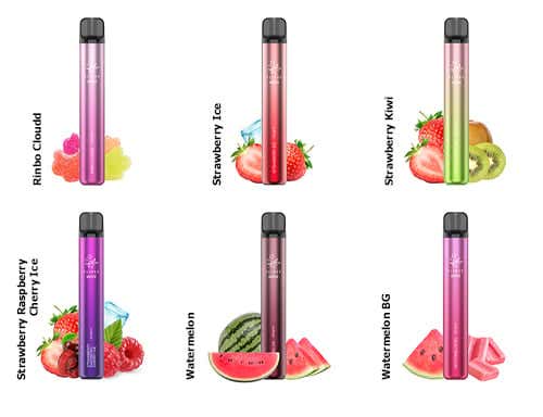 Elf Bar 600 V2 Disposable Vape Kit in 10 Packs - Up to 30 amazing flavours!