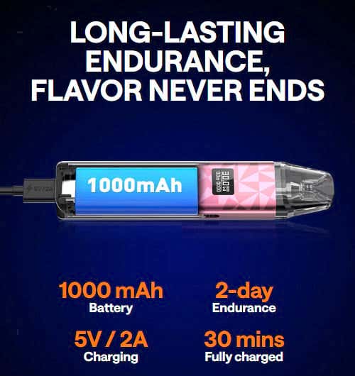 Oxva Xlim Classic Edition Pod Kit - Long-lasting Battery