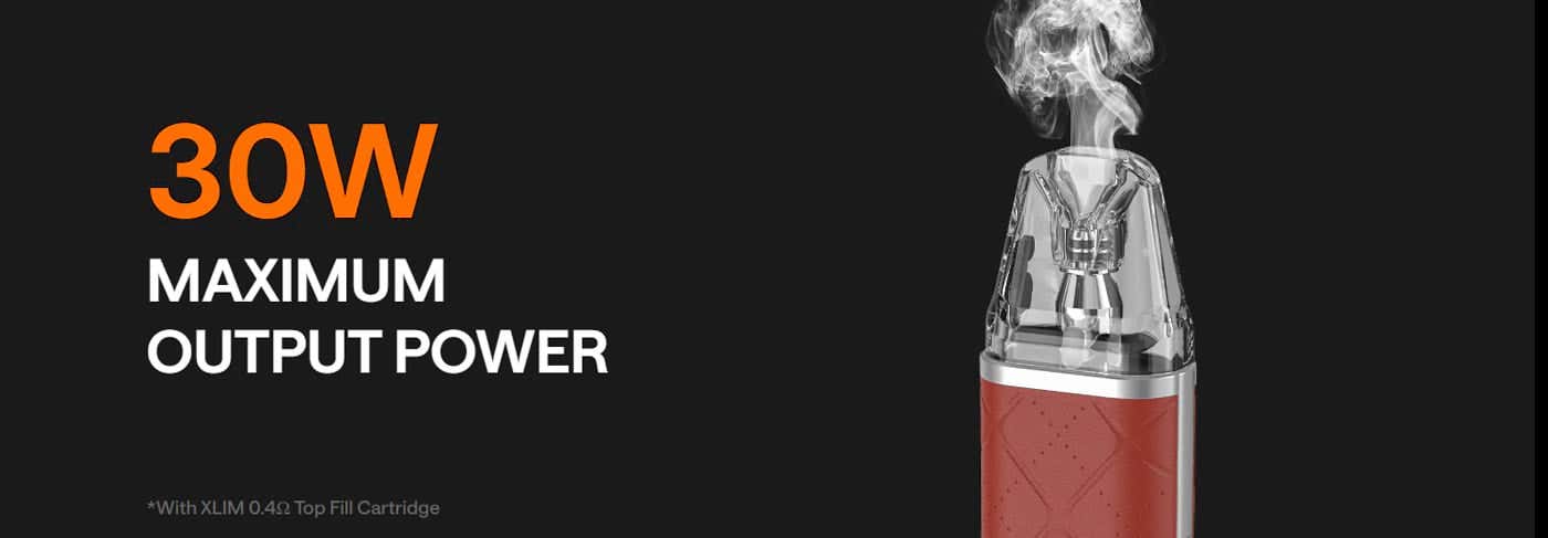 Oxva Xlim Go Pod Vape Kit - Dynamic 30W maximum output power