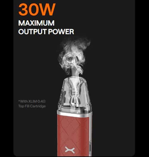 Oxva Xlim Go Pod Vape Kit - Dynamic 30W maximum output power