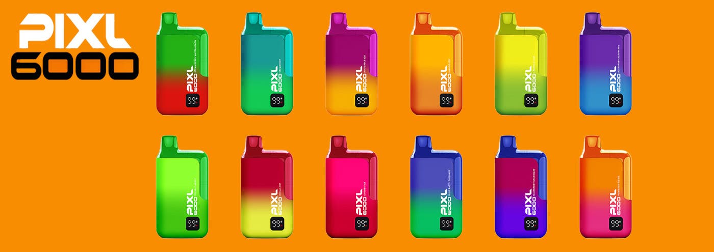 PIXL 6000 Big Puff Disposable Vape Kit - Flavour Combinations
