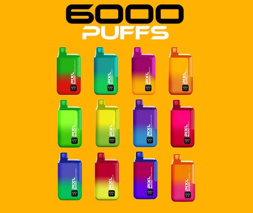 PIXL 6000 Big Puff Disposable Vape Kit - Flavour Combinations