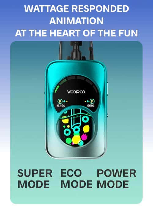 VooPoo Argus A Pod Vape Kit - Triple Output Modes for a Dynamic Power Range