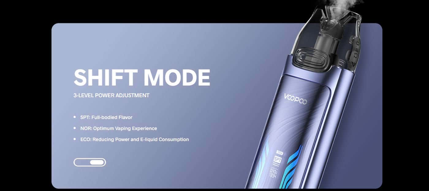 VooPoo VMATE Max Pod Vape Kit - Advanced Vaping Mode, Shift Mode