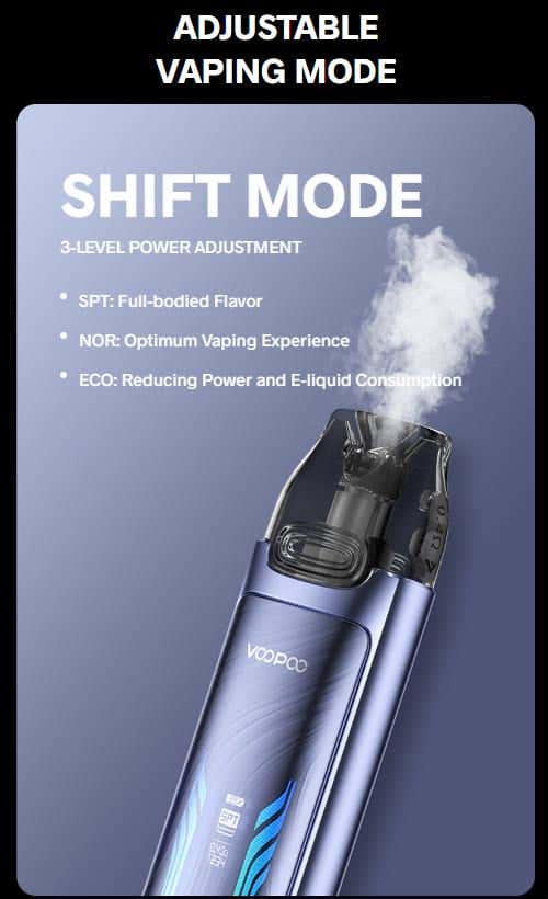 VooPoo VMATE Max Pod Vape Kit - Advanced Vaping Mode, Shift Mode