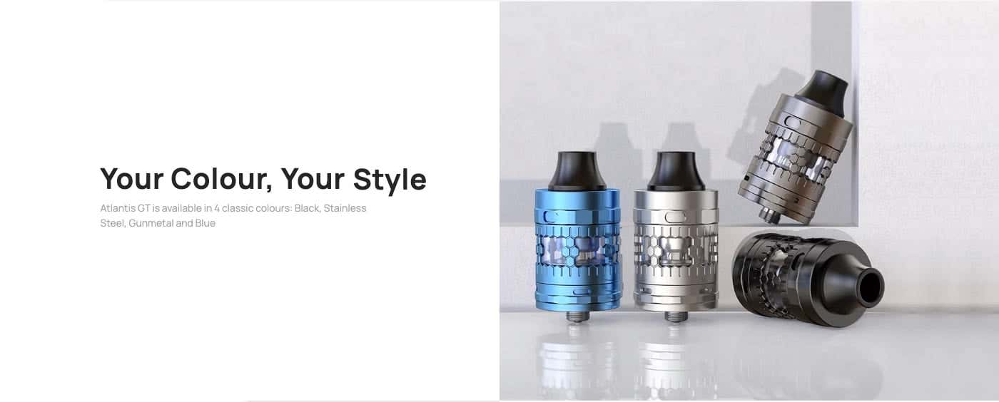 Aspire Atlantis GT Tank - Your colour, your style
