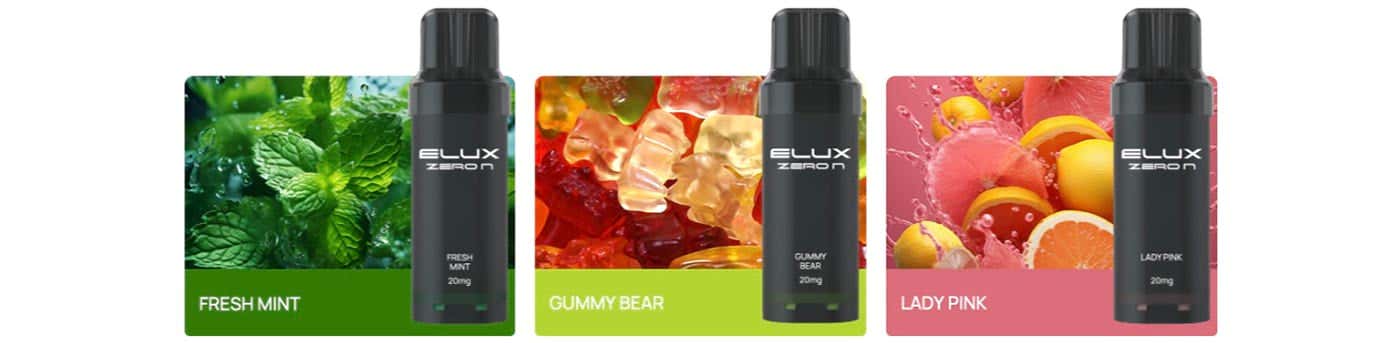 Elux Zero N Prefilled Pod Vape Kit - Up to 20 flavours to choose from