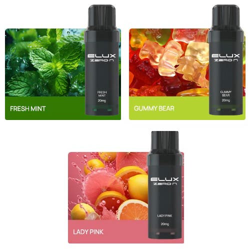 Elux Zero N Prefilled Pod Vape Kit - Up to 20 flavours to choose from