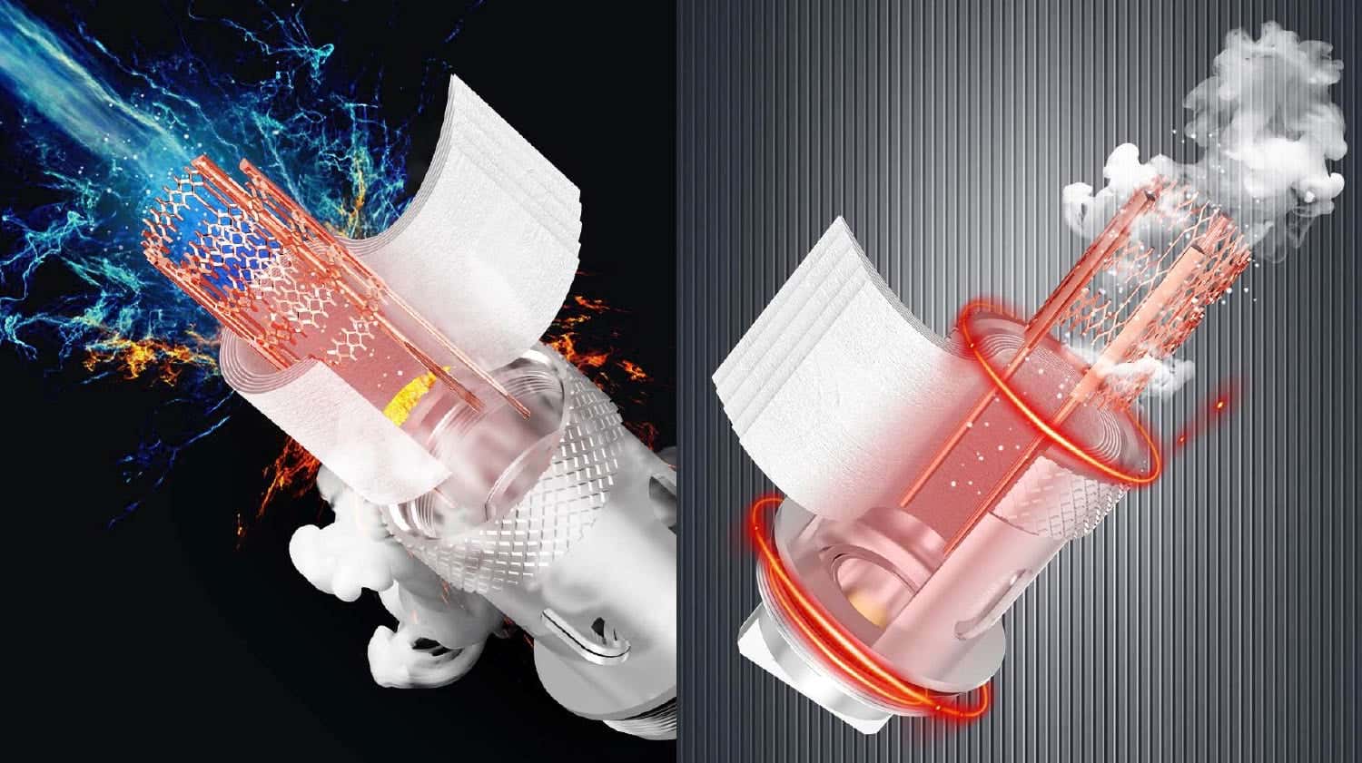 Horizontech Falcon Legend Sub-Ohm Tank - M6 and M8 coil construction
