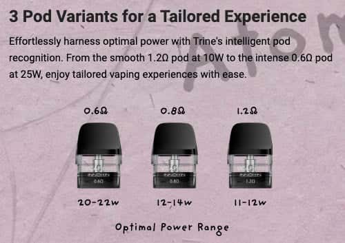 Innokin Trine Pod Vape Kit - Choose from 3 pod variants for a tailored experience