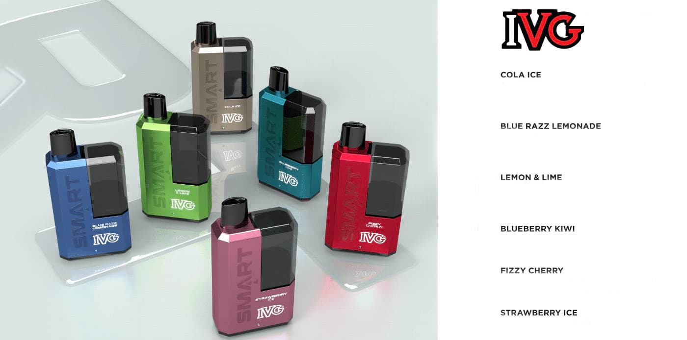 IVG Smart 5500 Refillable Rechargeable Disposable Kit - Amazing Flavour Options