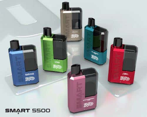 IVG Smart 5500 Refillable Rechargeable Disposable Kit - Amazing Flavour Options