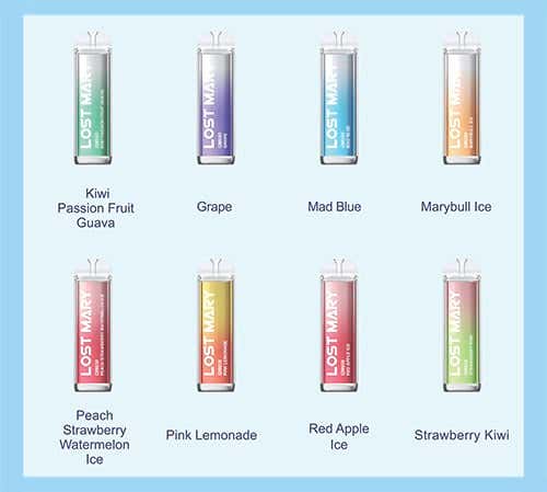 Lost Mary QM600 Disposable Vape Kit 10 Packs - Up to 30 flavours to choose from