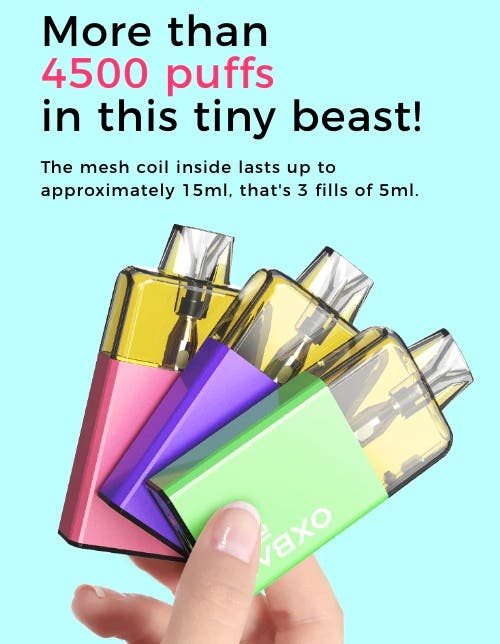 Oxva Oxbar RRD Disposable Kit - More than 4500 puffs in this tiny beast