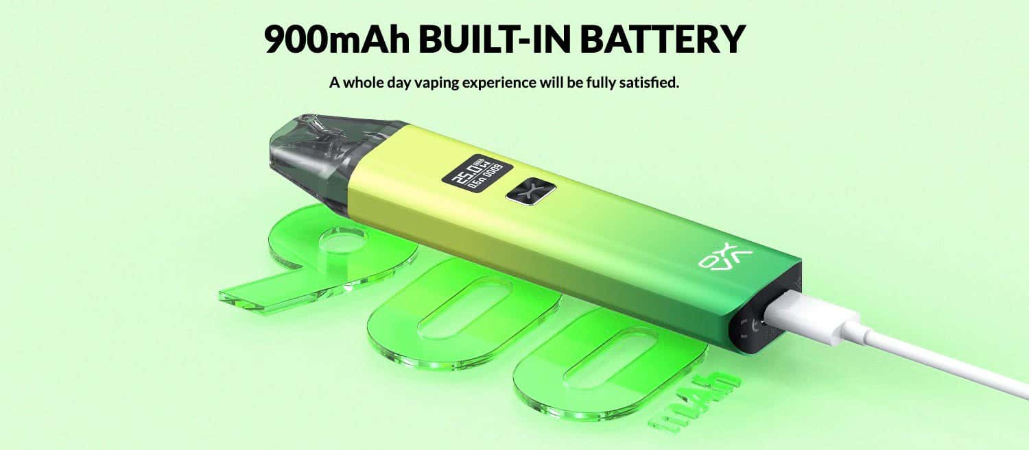 Xlim - 900 mAh built-in battery