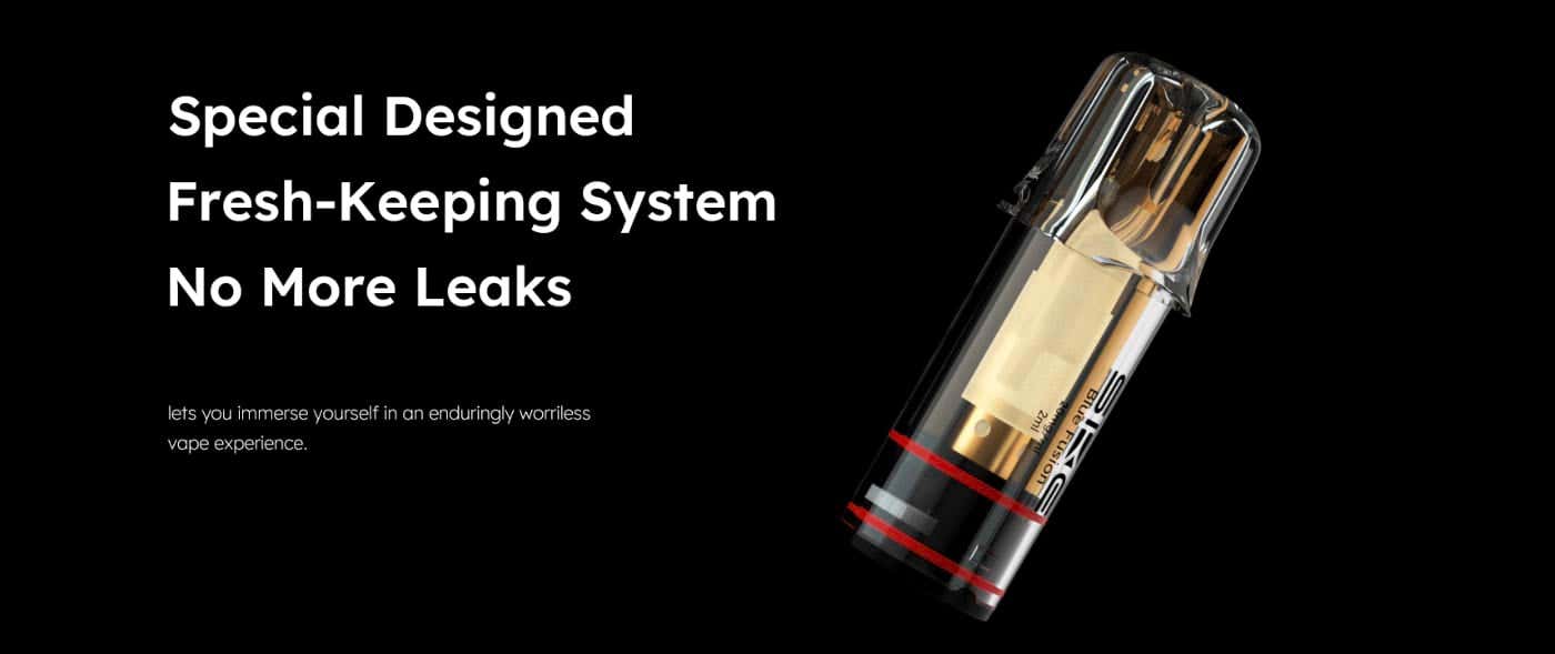 SKE Crystal Plus Refillable Pod Vape Kit - Specially designed to keep the liquid locked in