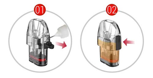 SMOK Novo Replacement Pods - Top-Side-Fill Design Instructions