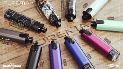 SXmini PureMax Pod Vape Kit - Vape Pod Colours
