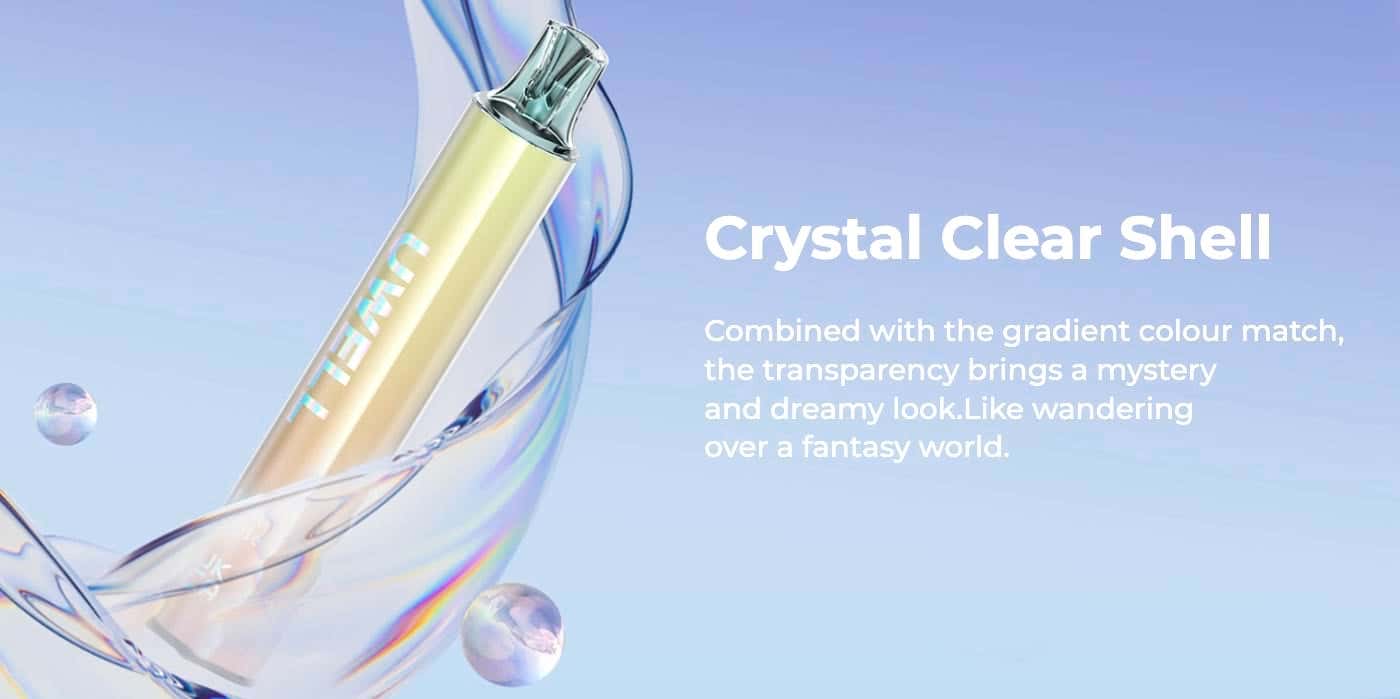 Uwell DH600 Disposable Vape Kit - Crystal clear shell
