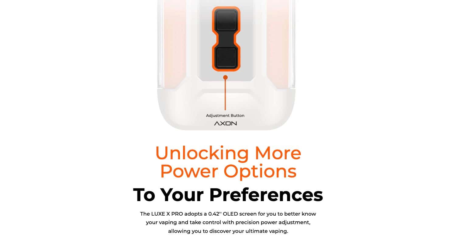 Vaporesso Luxe X Pro Pod Vape Kit - Unlocking more power options