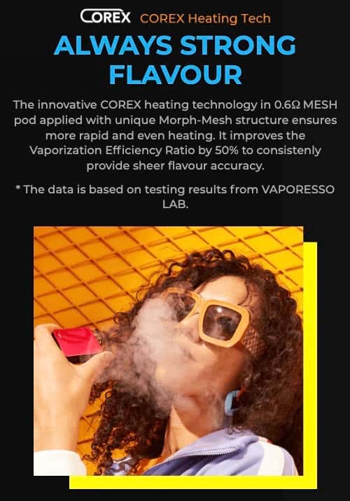 Vaporesso XROS 3 Nano Innovation Edition Pod Vape Kit - Always strong flavour