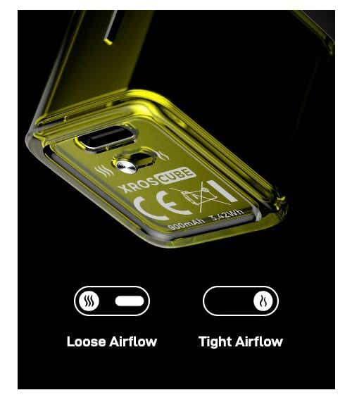 Vaporesso XROS Cube Pod Kit - Adjustable airflow