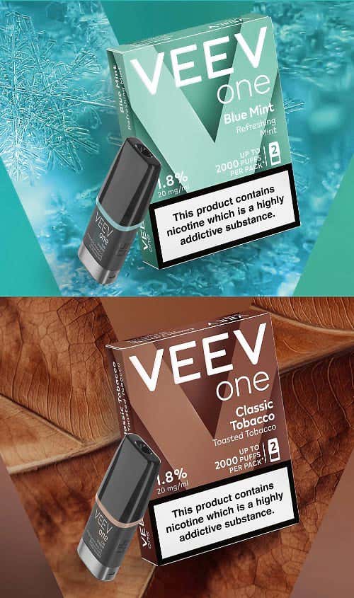VEEV ONE Prefilled Vape Kit + ZYN Nicotine Pouch Bundle - Classic Line Flavours