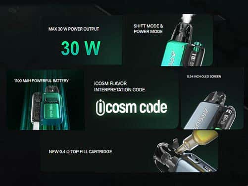 VooPoo Argus P2 Pod Vape Kit - Key Features