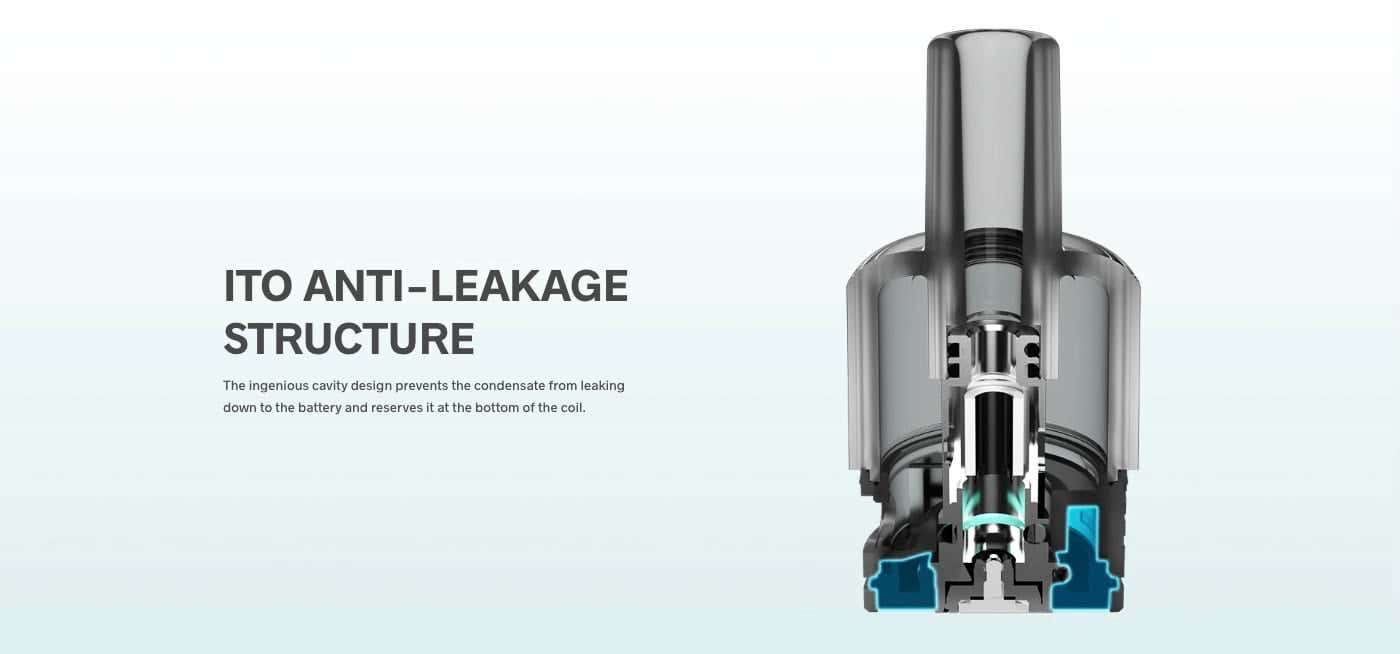 Voopoo ITO Cartridge Pod - Anti-leakage structure